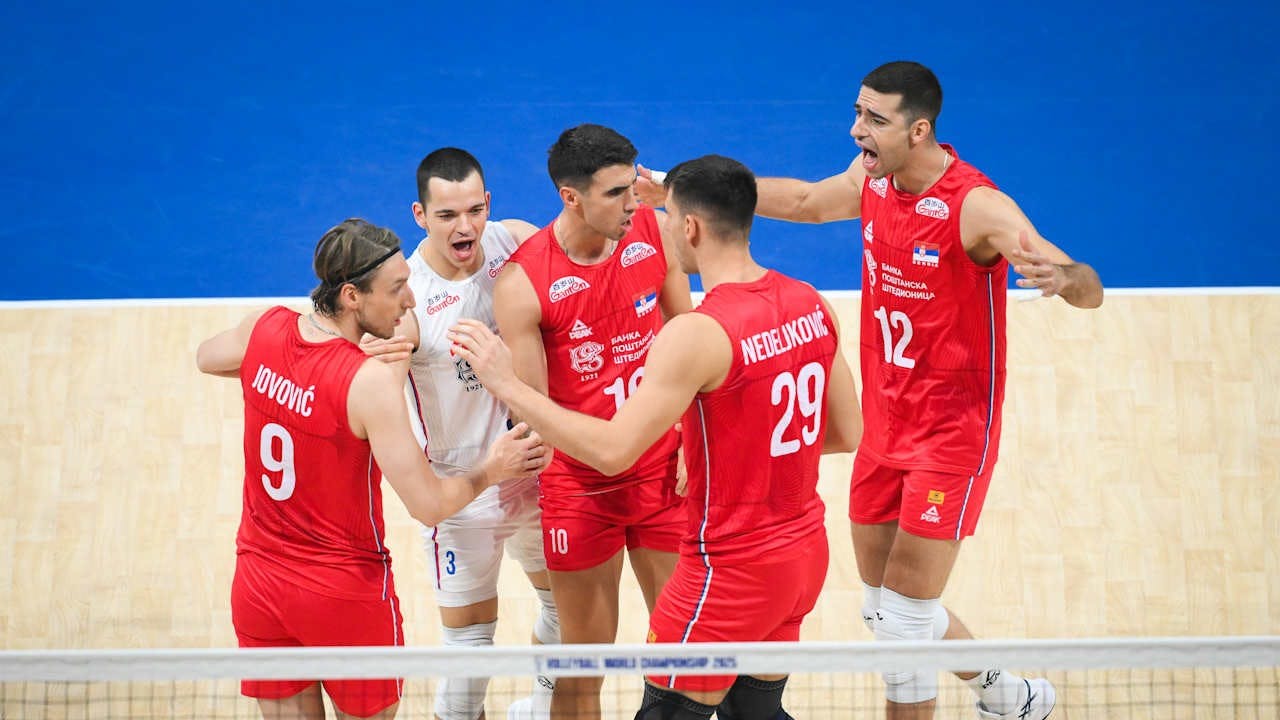 Serbia drops upset axe on world no. 2 Brazil to advance to FIVB Worlds Round of 16 
